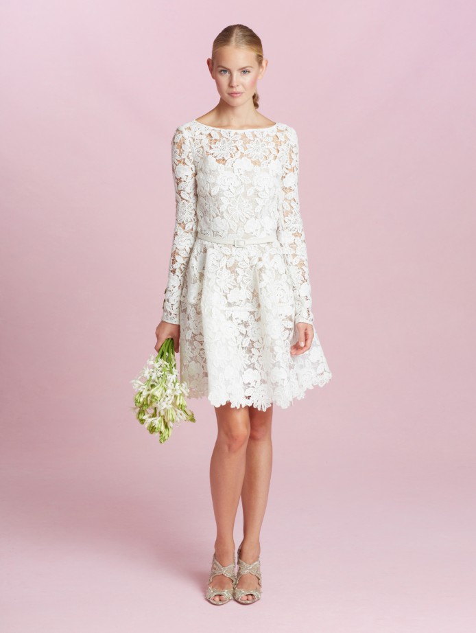 oscar de la renta lace dress