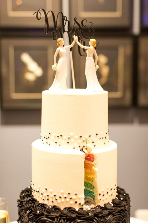 10 Lgbtq Wedding Cakes That Would The Steal Show Almost 